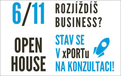 Nejbližší OPEN HOUSE bude 6.11. 2018 v xPORTu VŠE